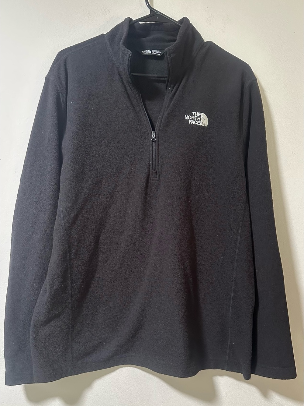 The North Face Black Half-Zip Fleece Pullover